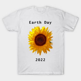 2022 Earth Day Sunflower T-Shirt